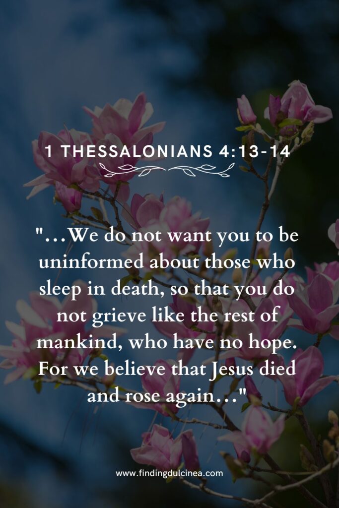 bible verse for rest in peace