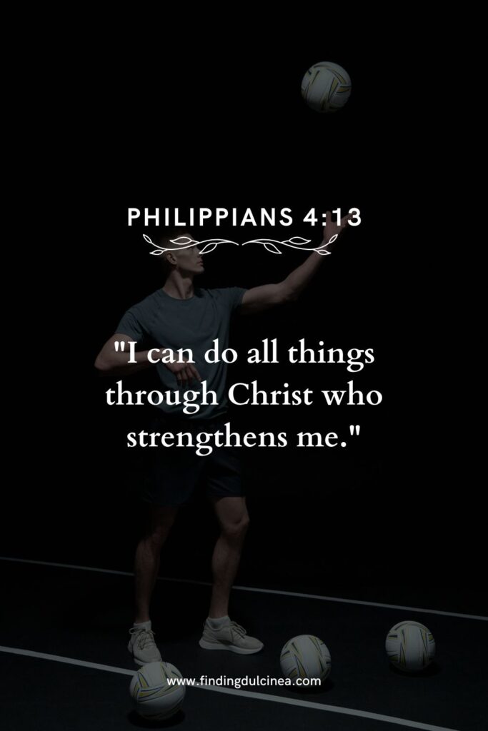 bible verse for volleyball