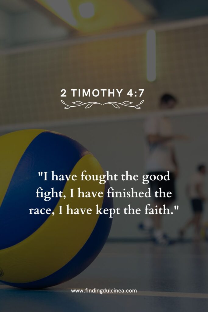 bible verse for volleyball