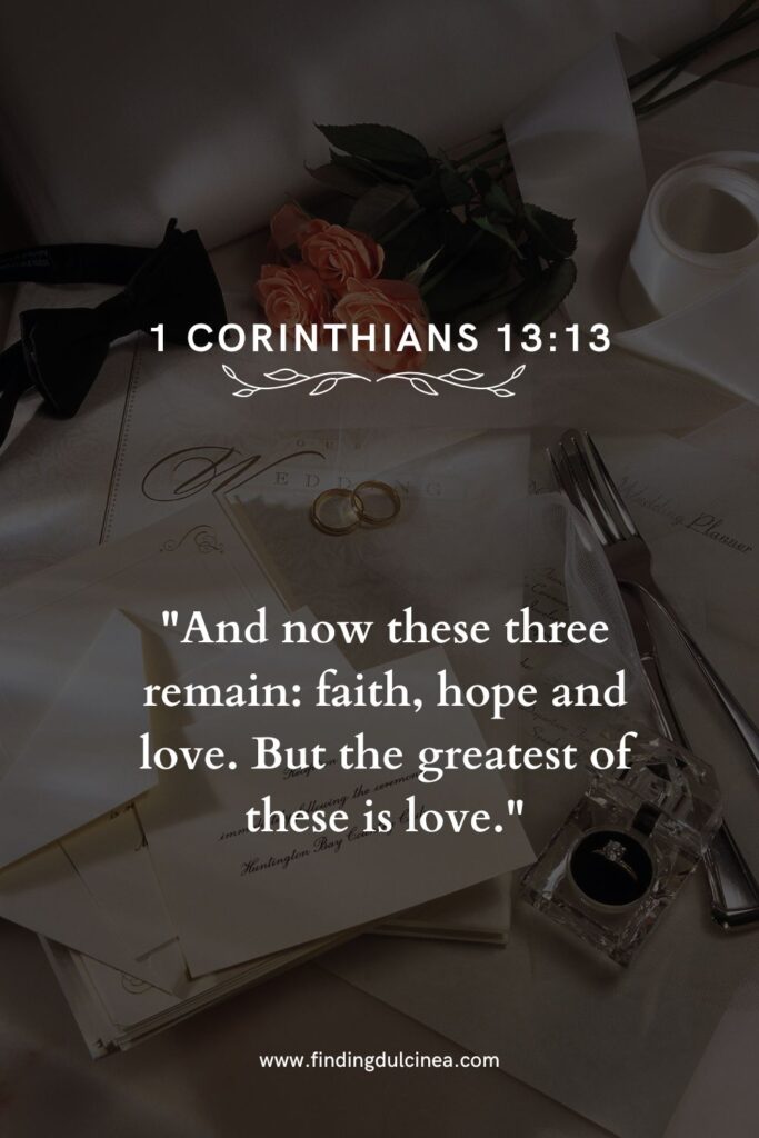 18 Bible Verse for Wedding Invitation Ideas to Consider 1 bible verse for wedding invitation