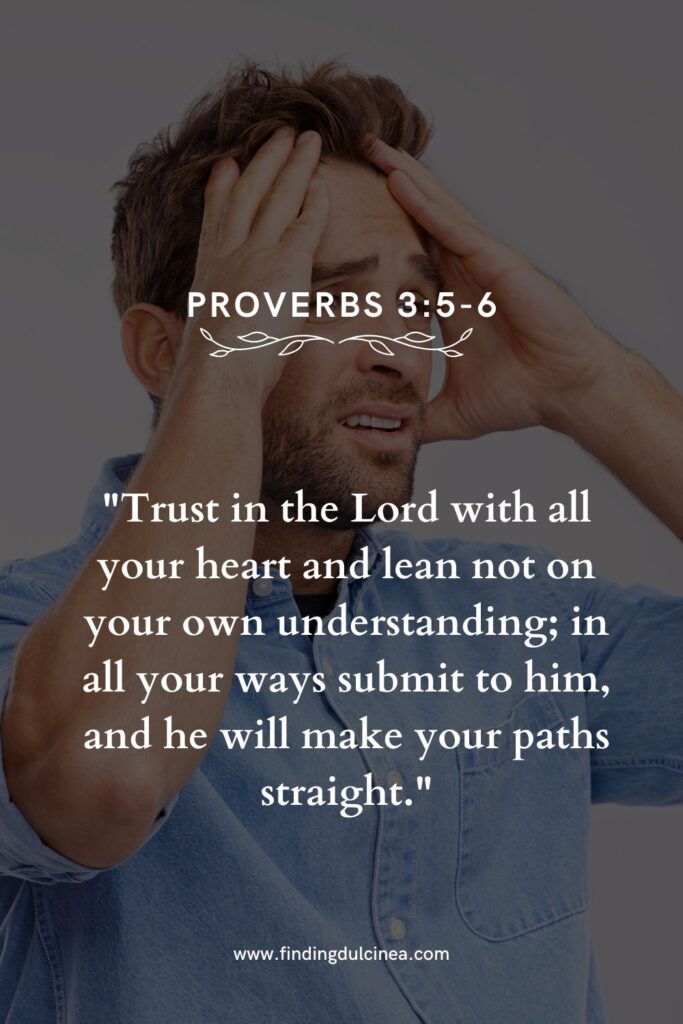 bible verses for overthinking