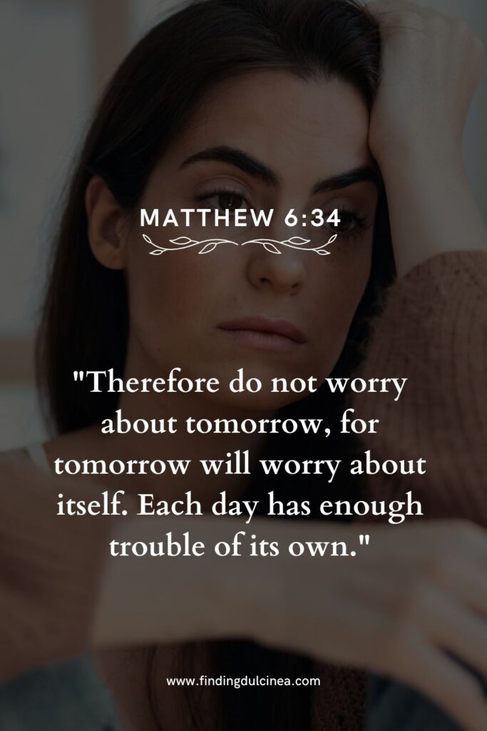 bible verses for overthinking