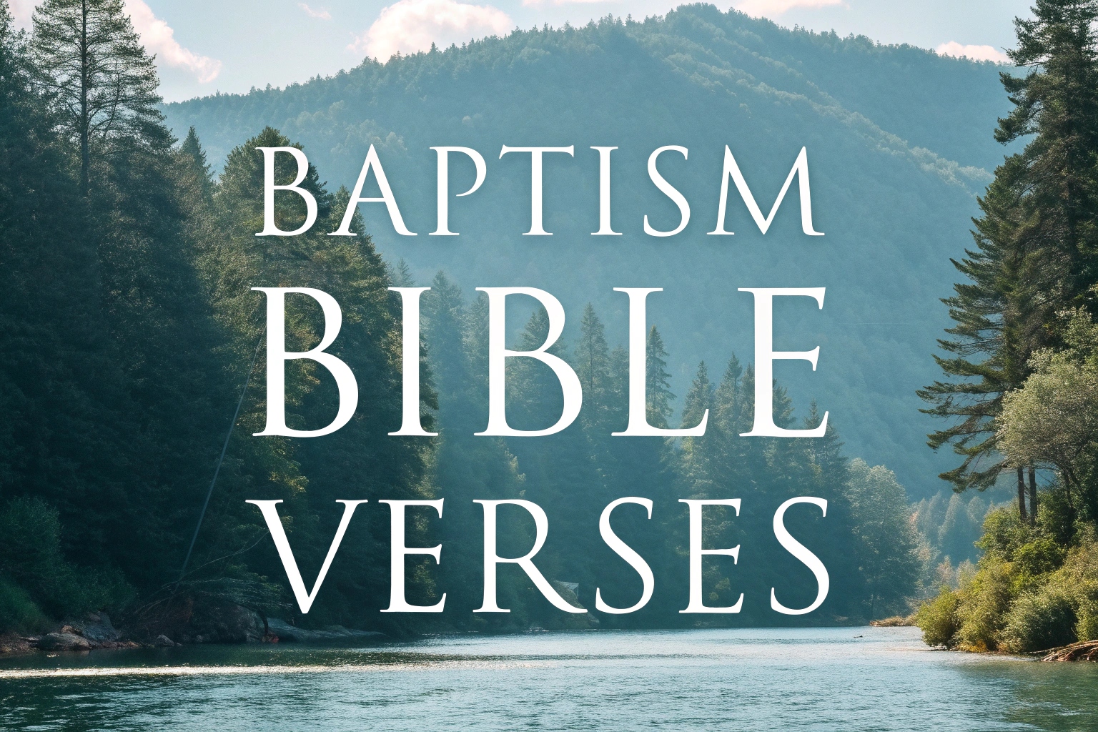 baptism bible verses