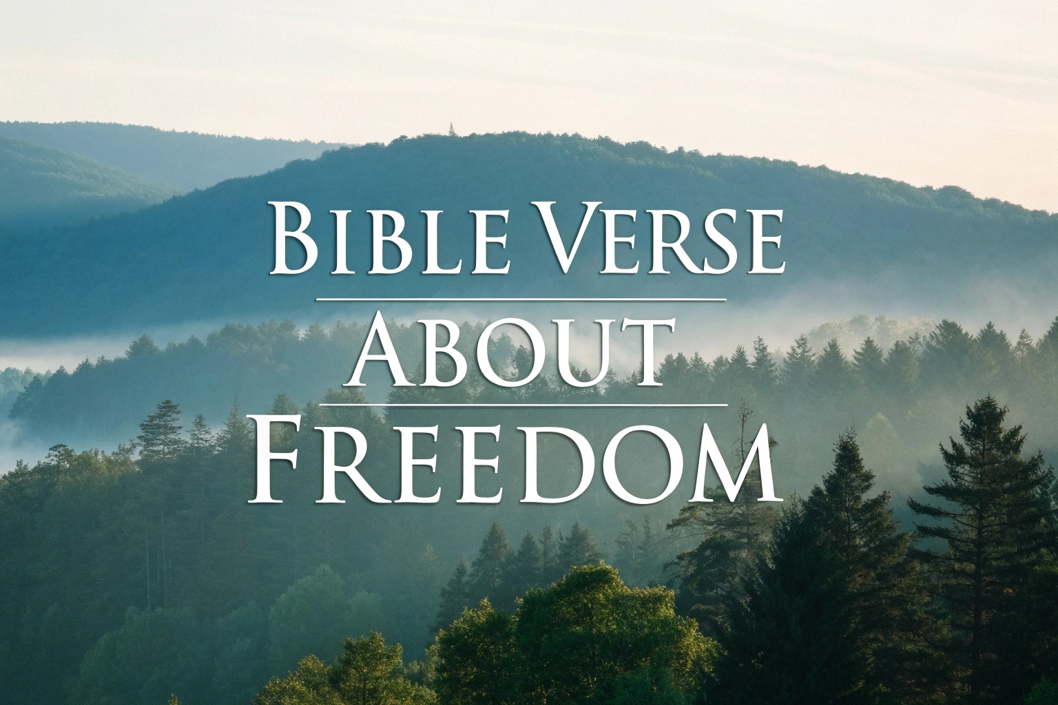 bible verse about freedom