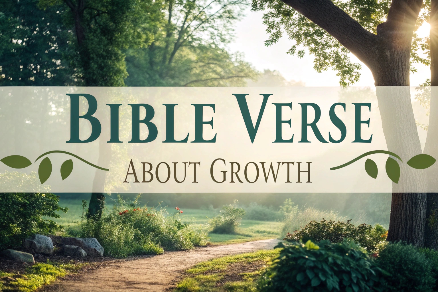 bible verse about growth