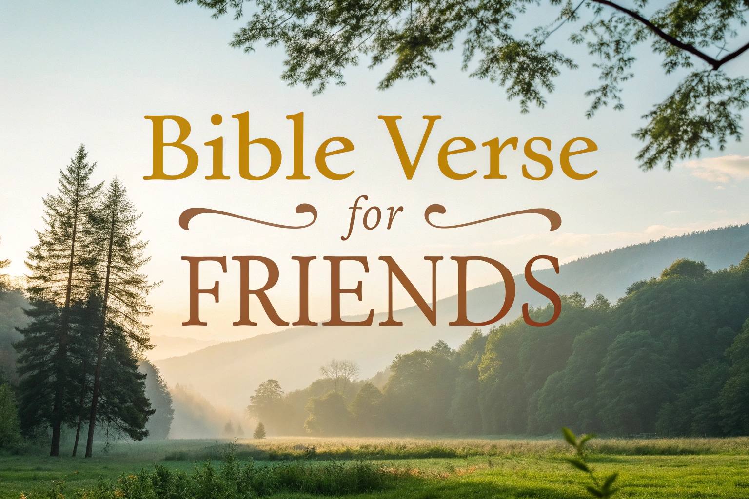 bible verse for friends