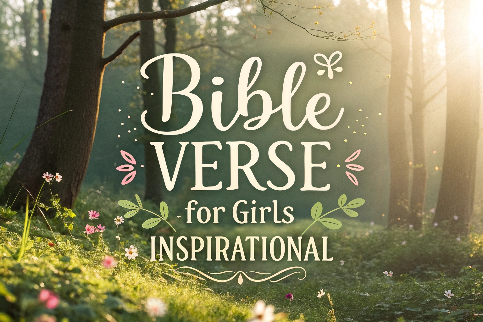 bible verse for girls inspirational