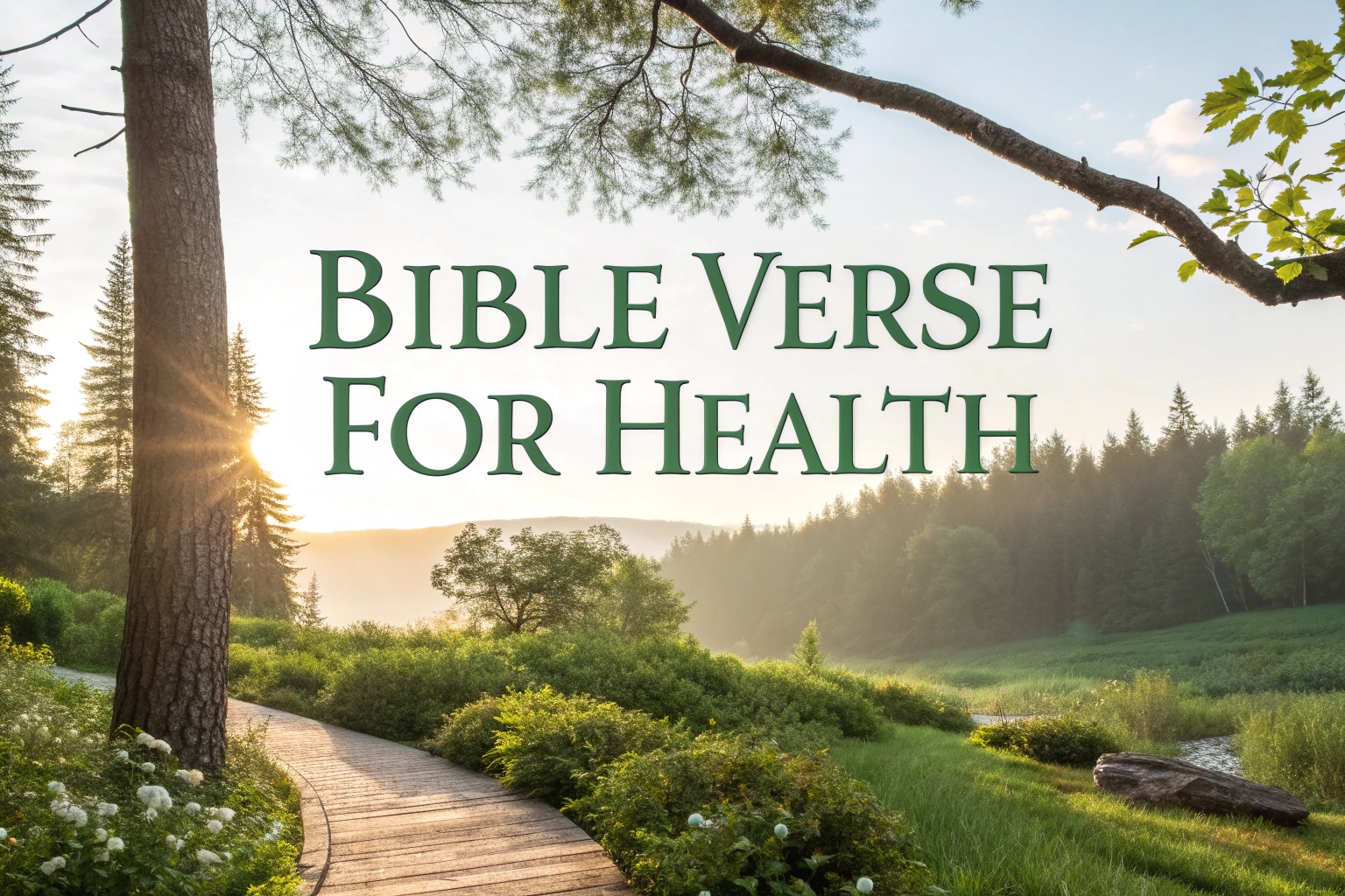 bible verse for health