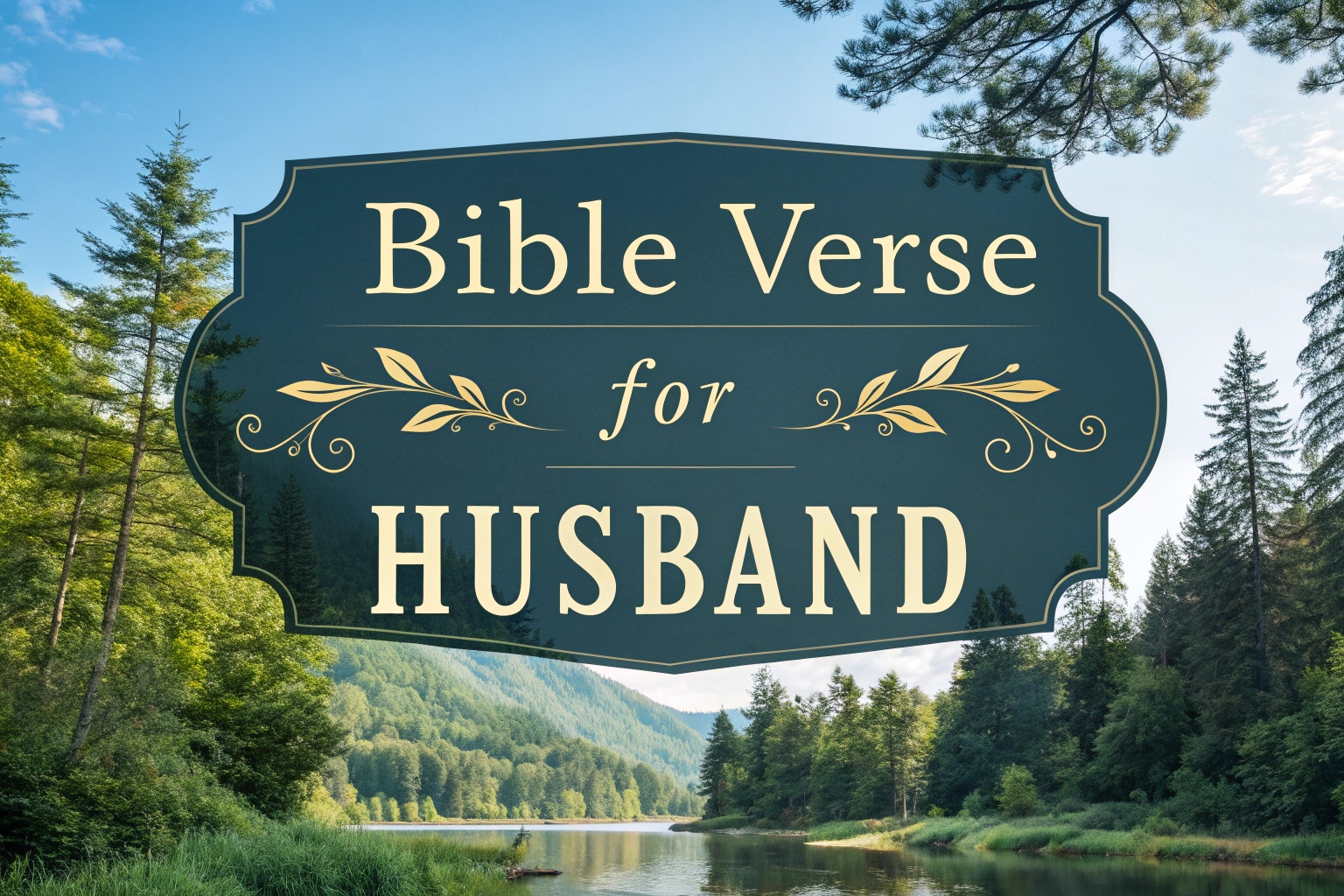 bible verse for husband
