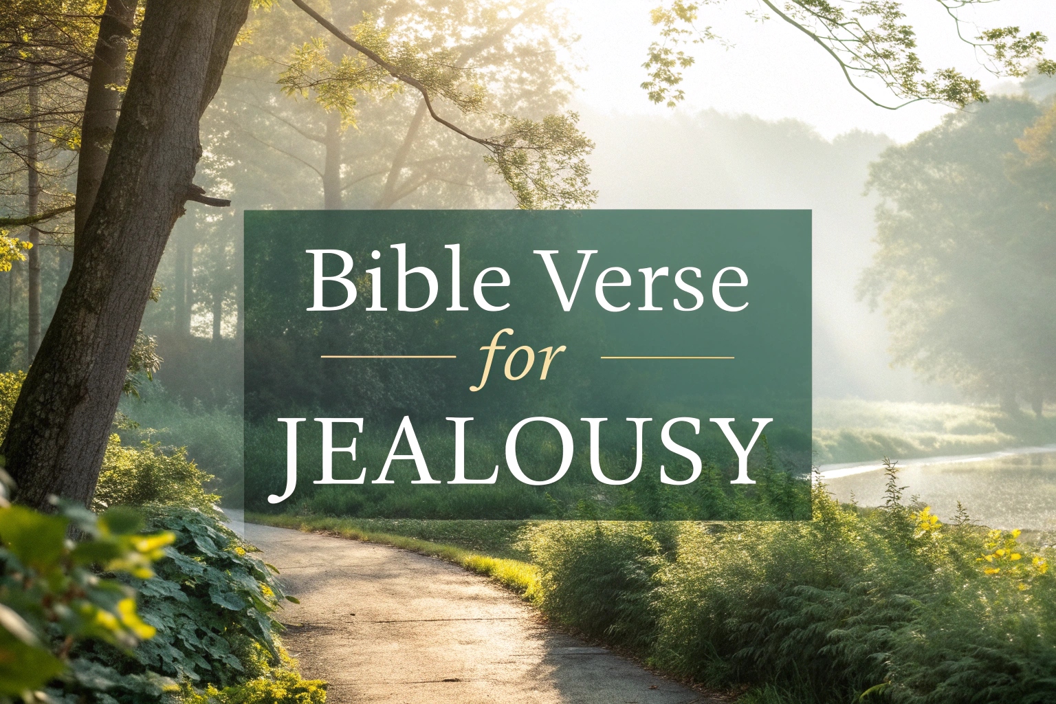bible verse for jealousy