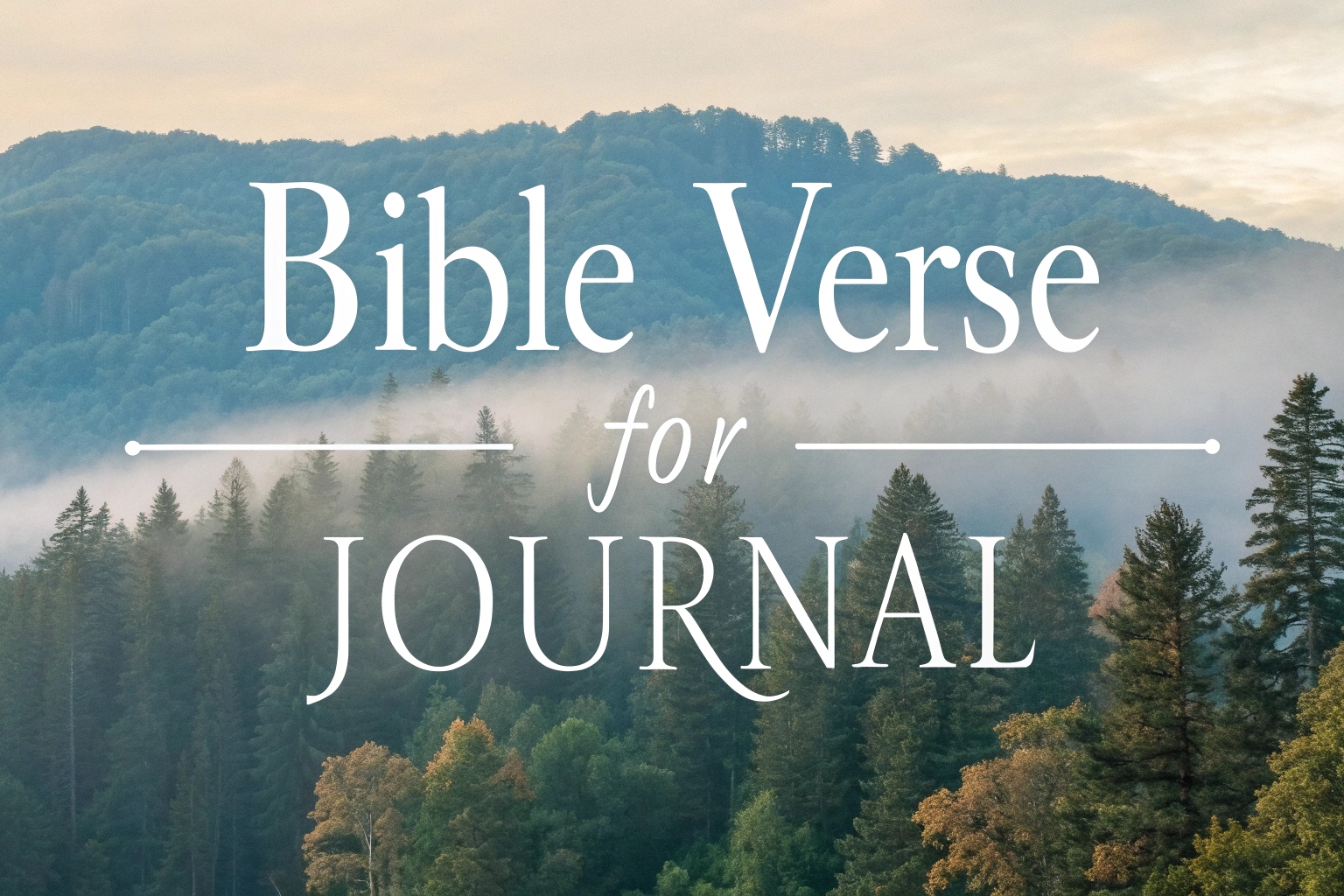 bible verse for journal