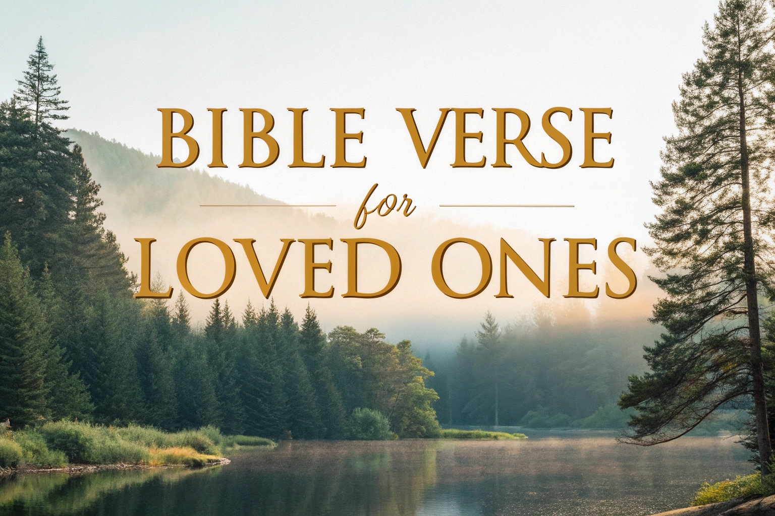 bible verse for loved ones