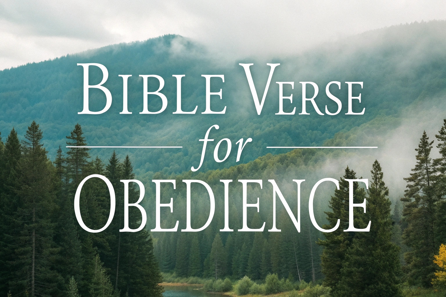 bible verse for obedience