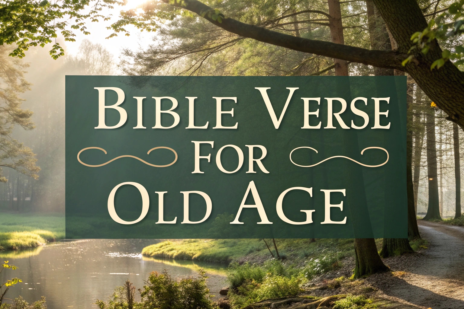 bible verse for old age