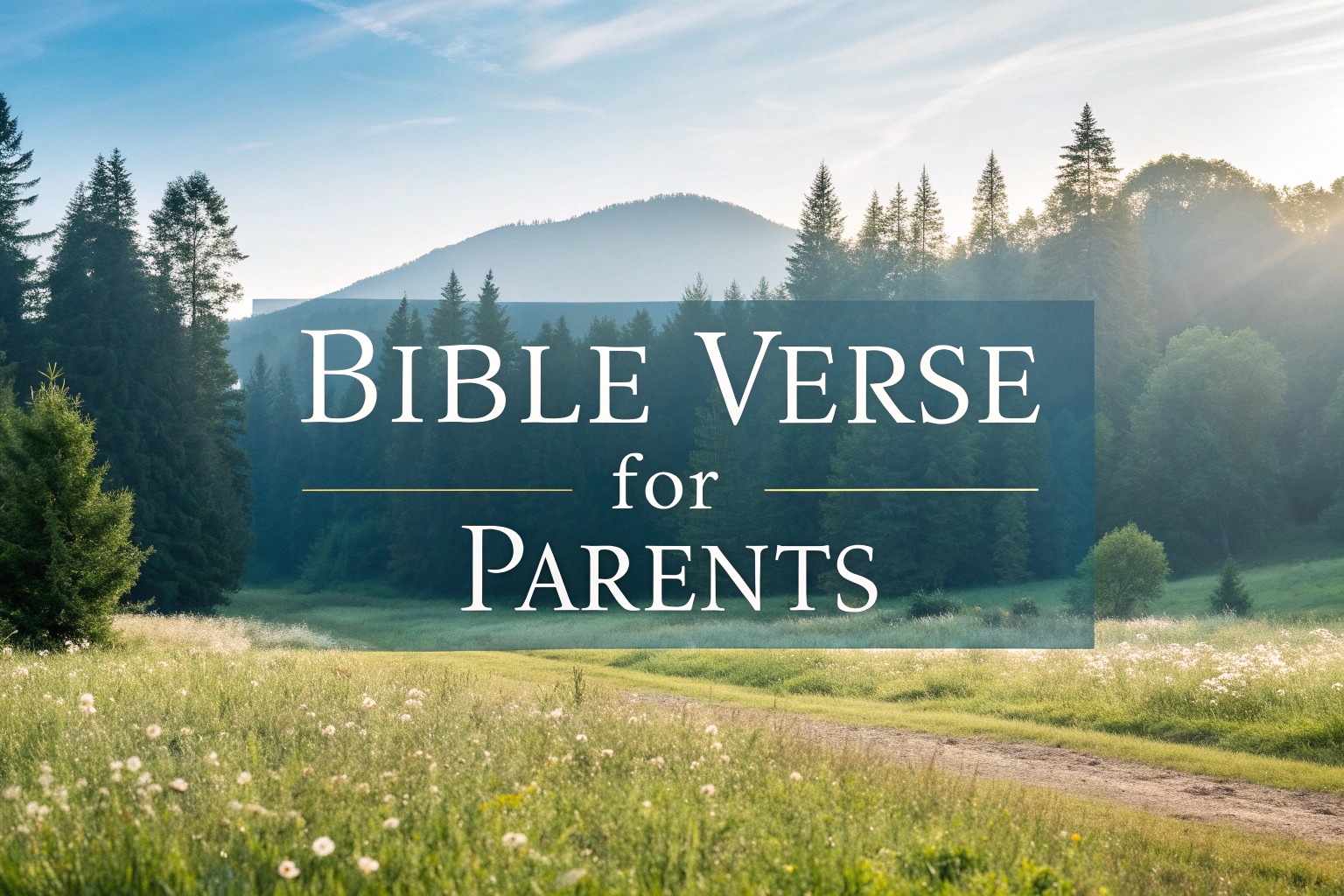 bible verse for parents