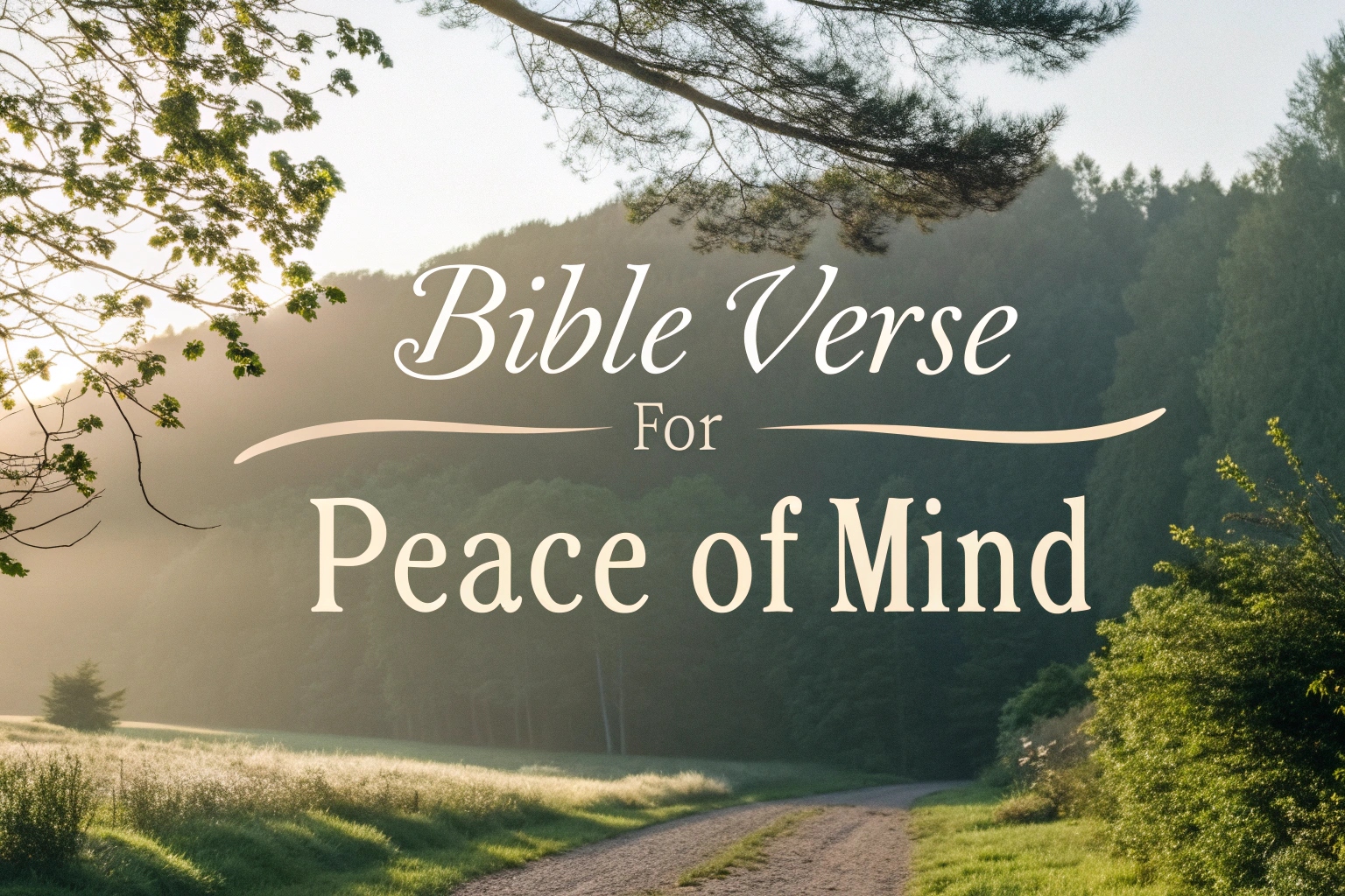 bible verse for peace of mind