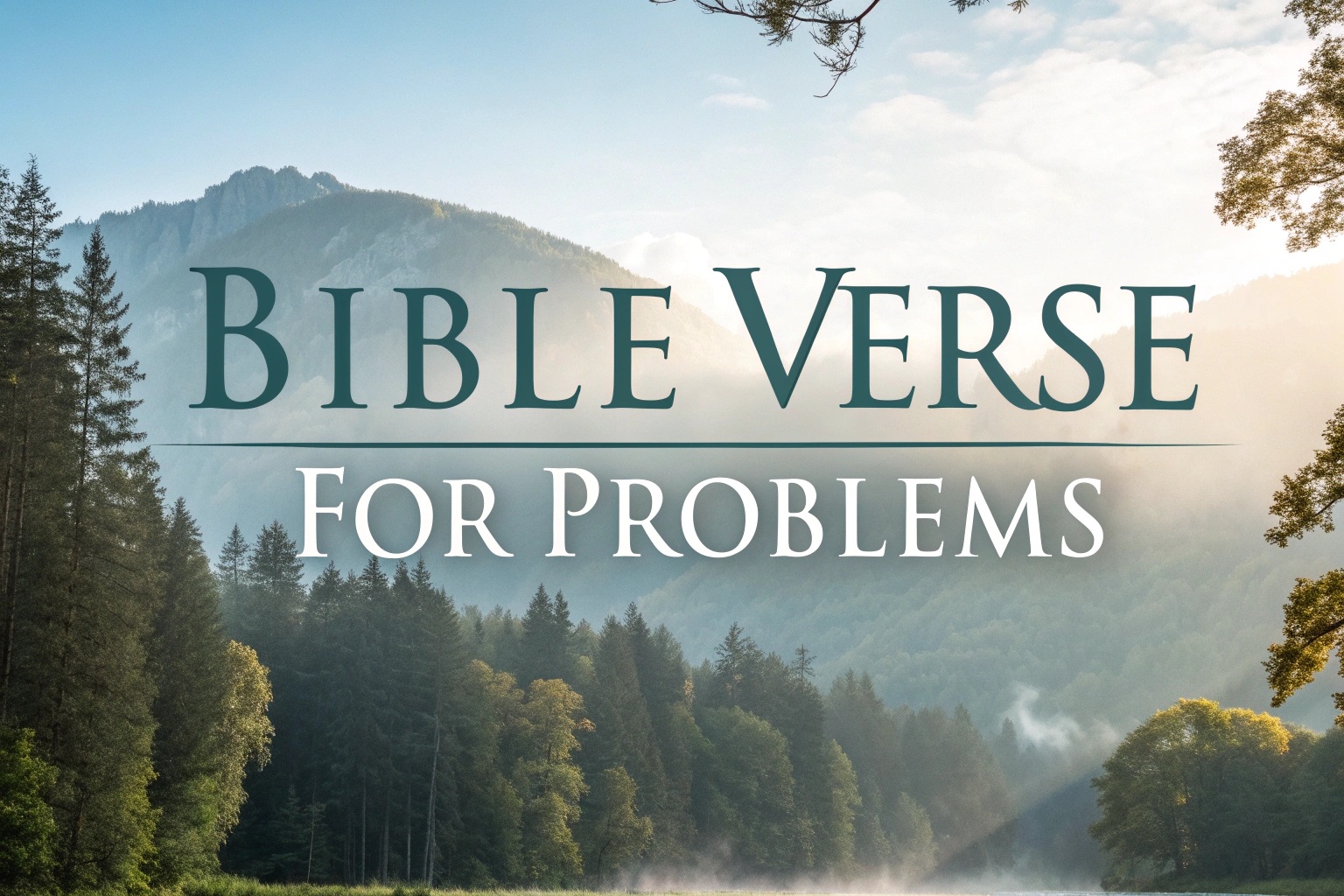 bible verse for problems
