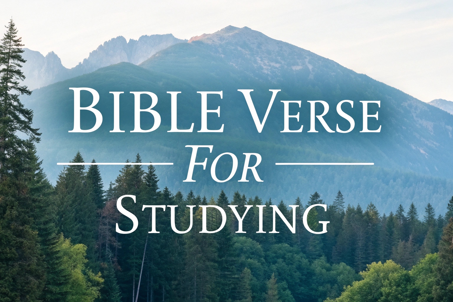 bible verse for studying