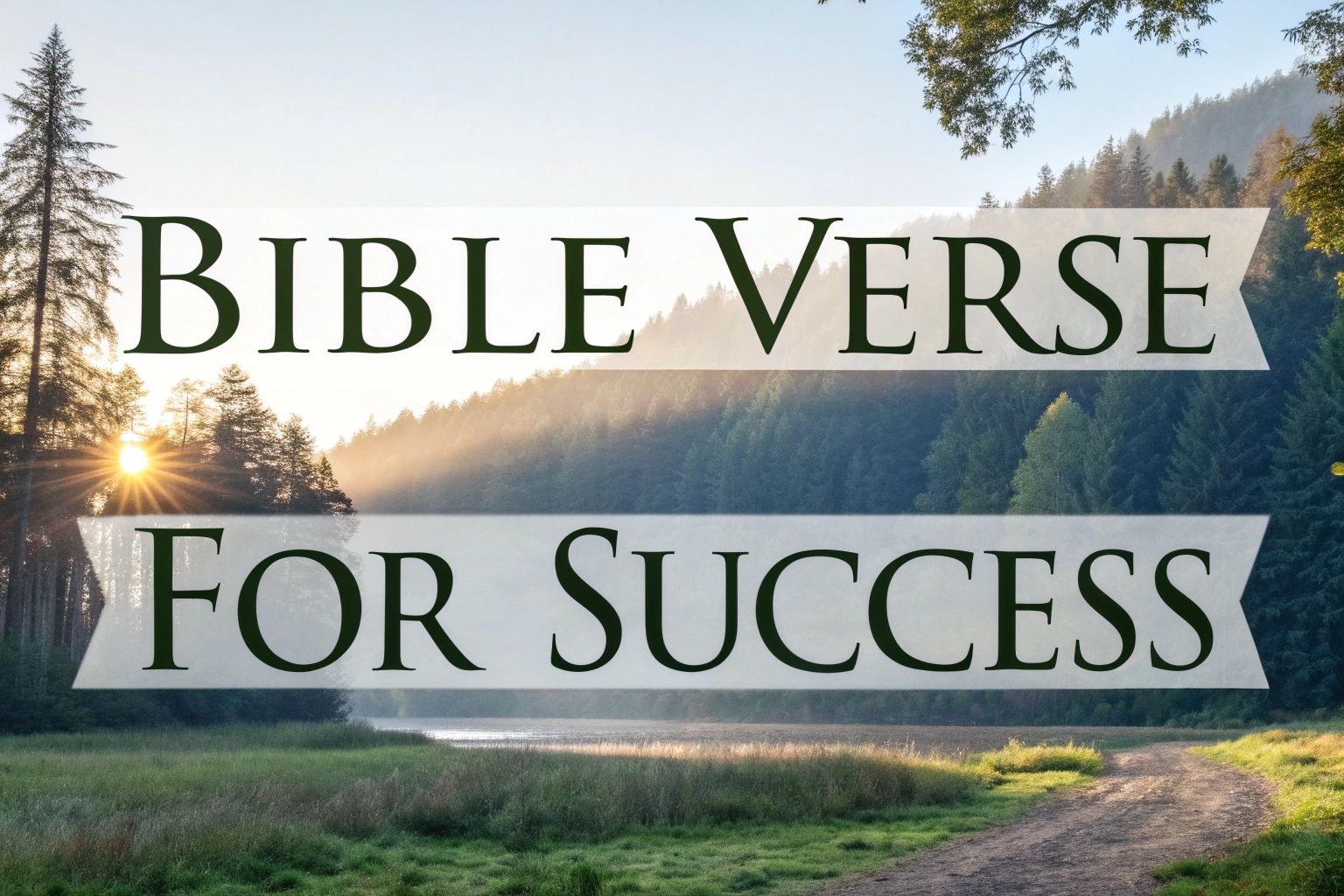 bible verse for success