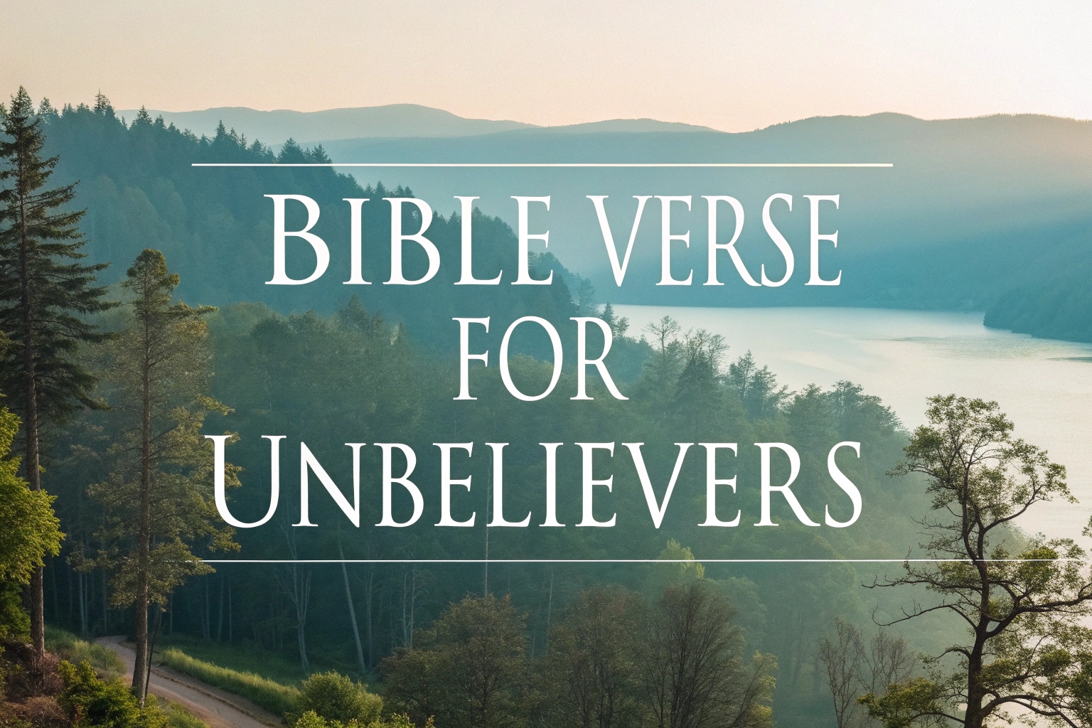 bible verse for unbelievers
