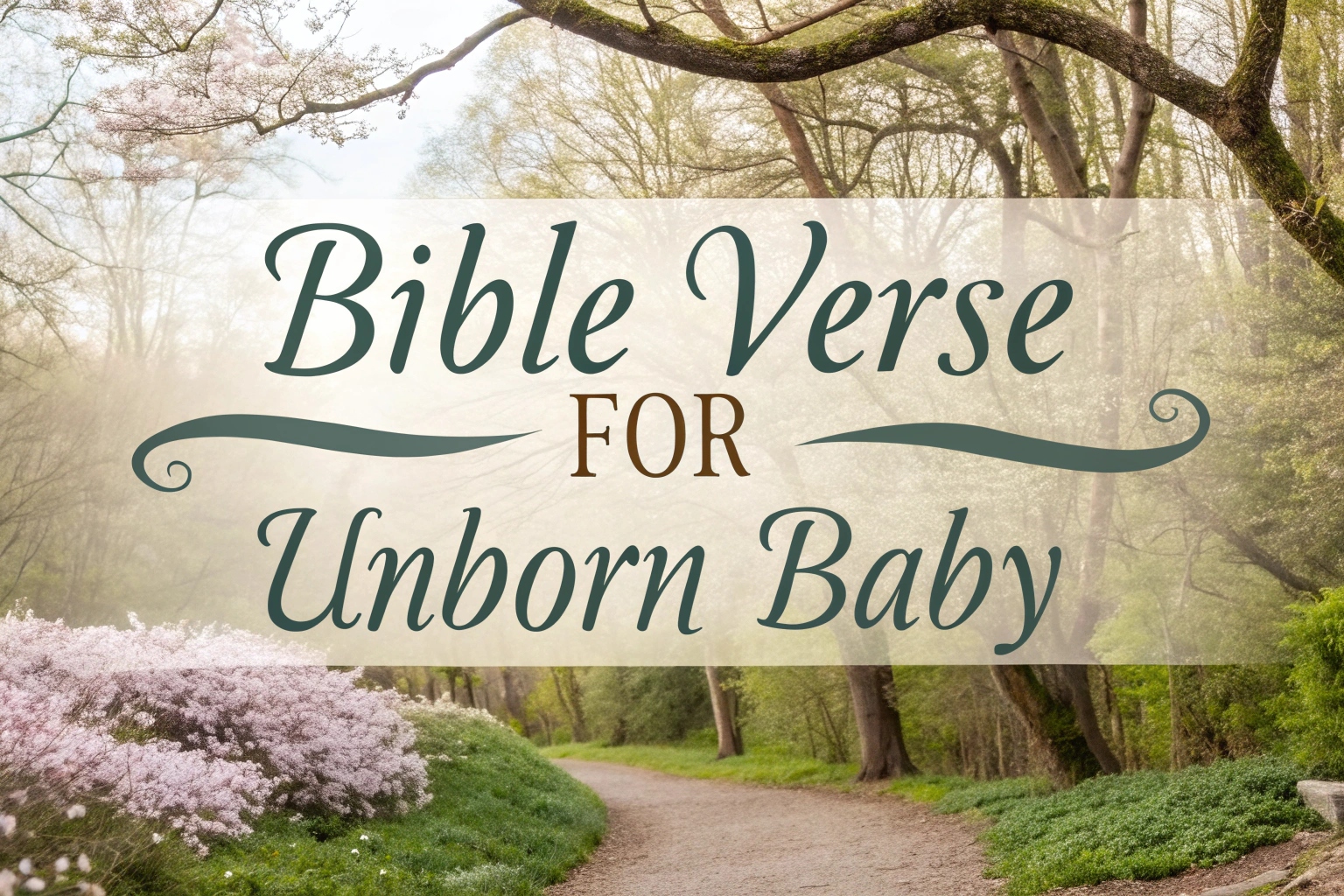 bible verse for unborn baby