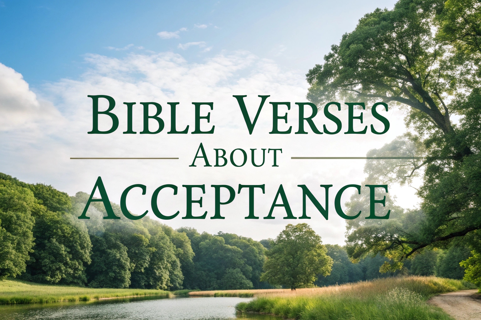 bible verses about acceptance