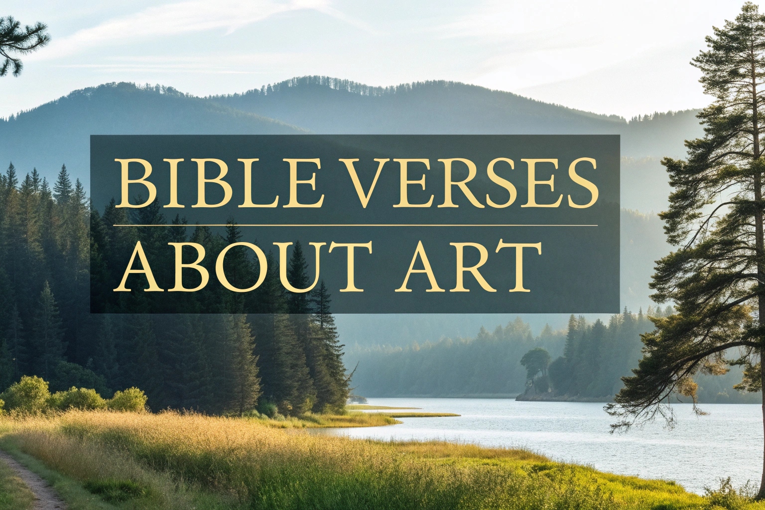 bible verses about art