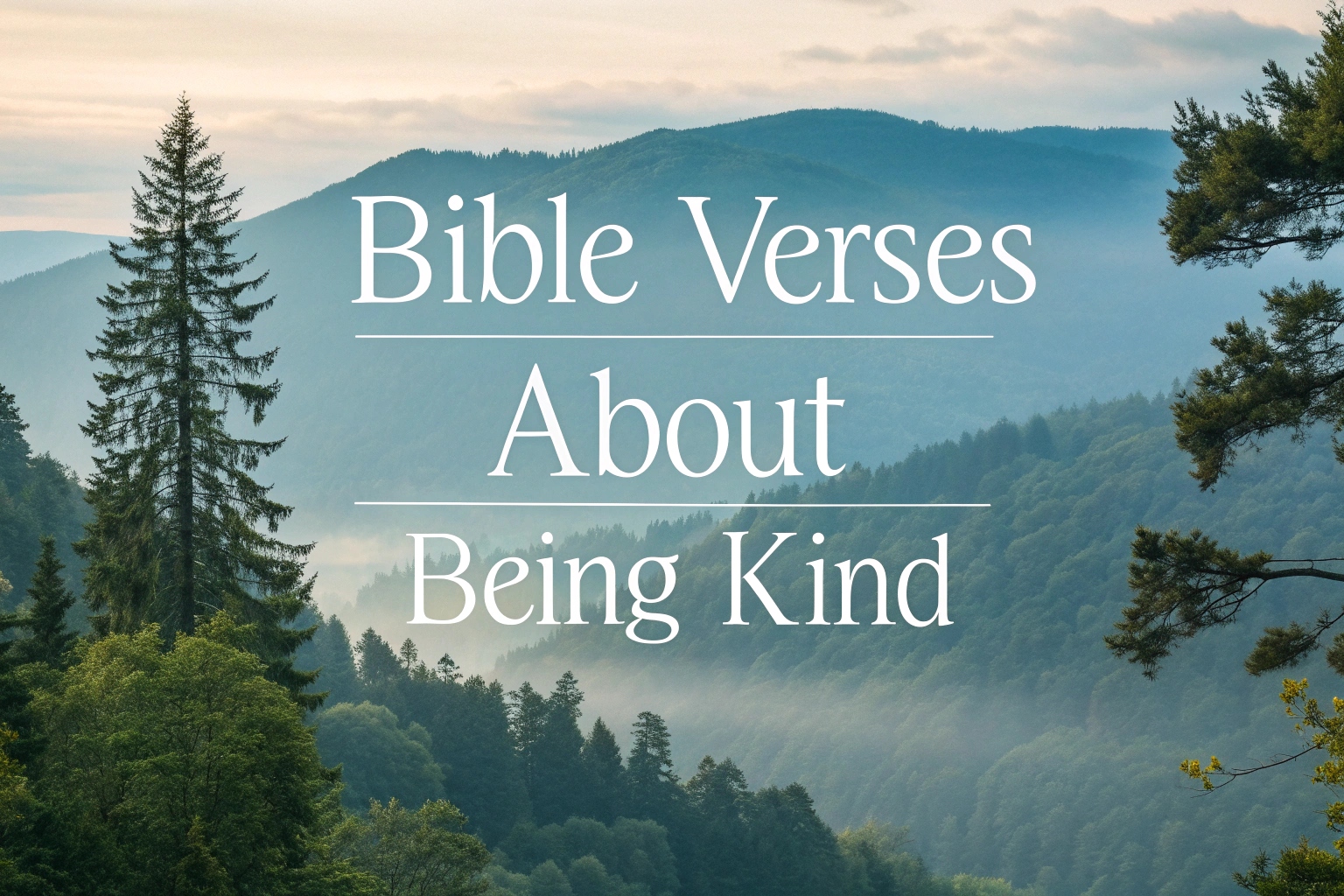 bible verses about being kind