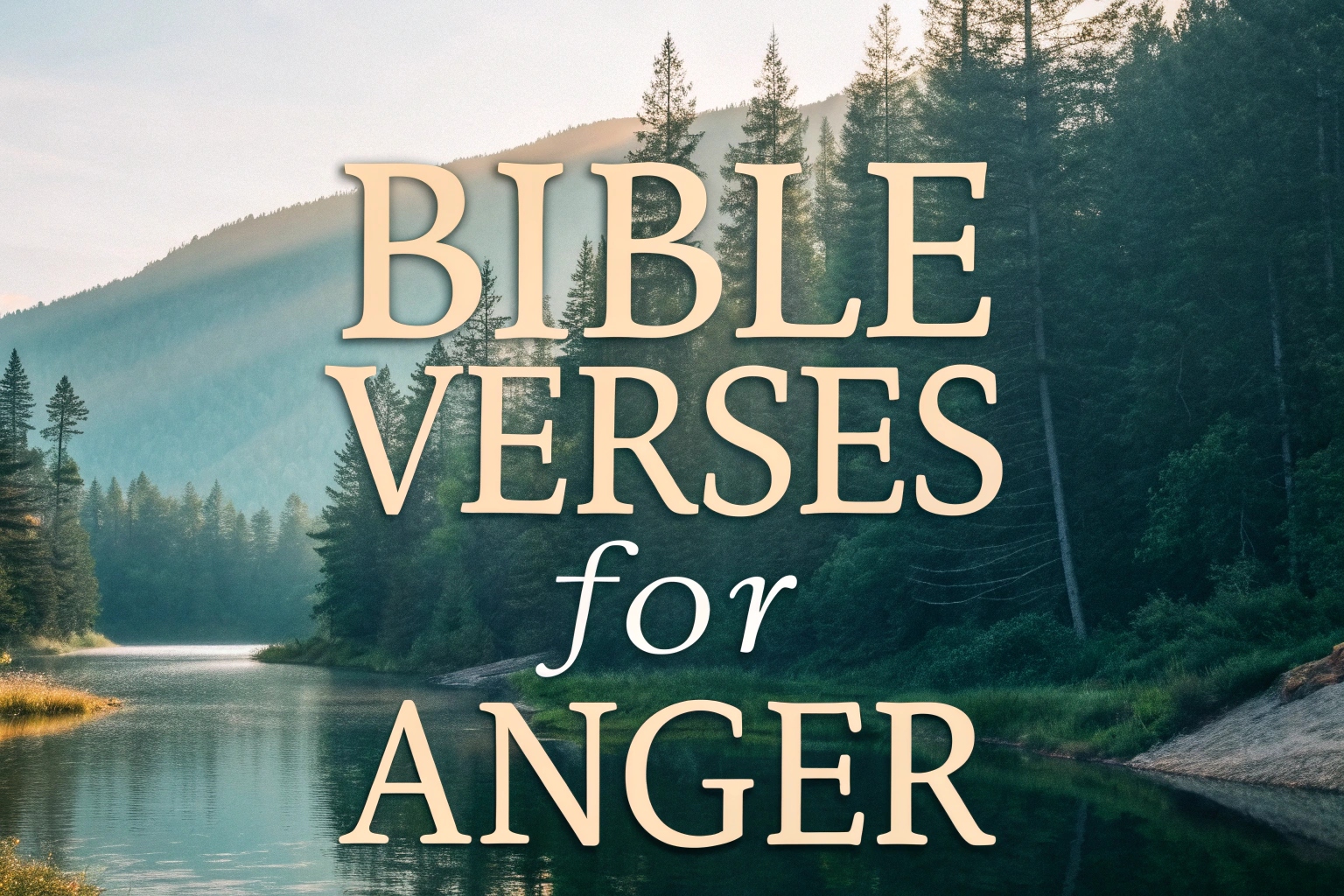 bible verses for anger