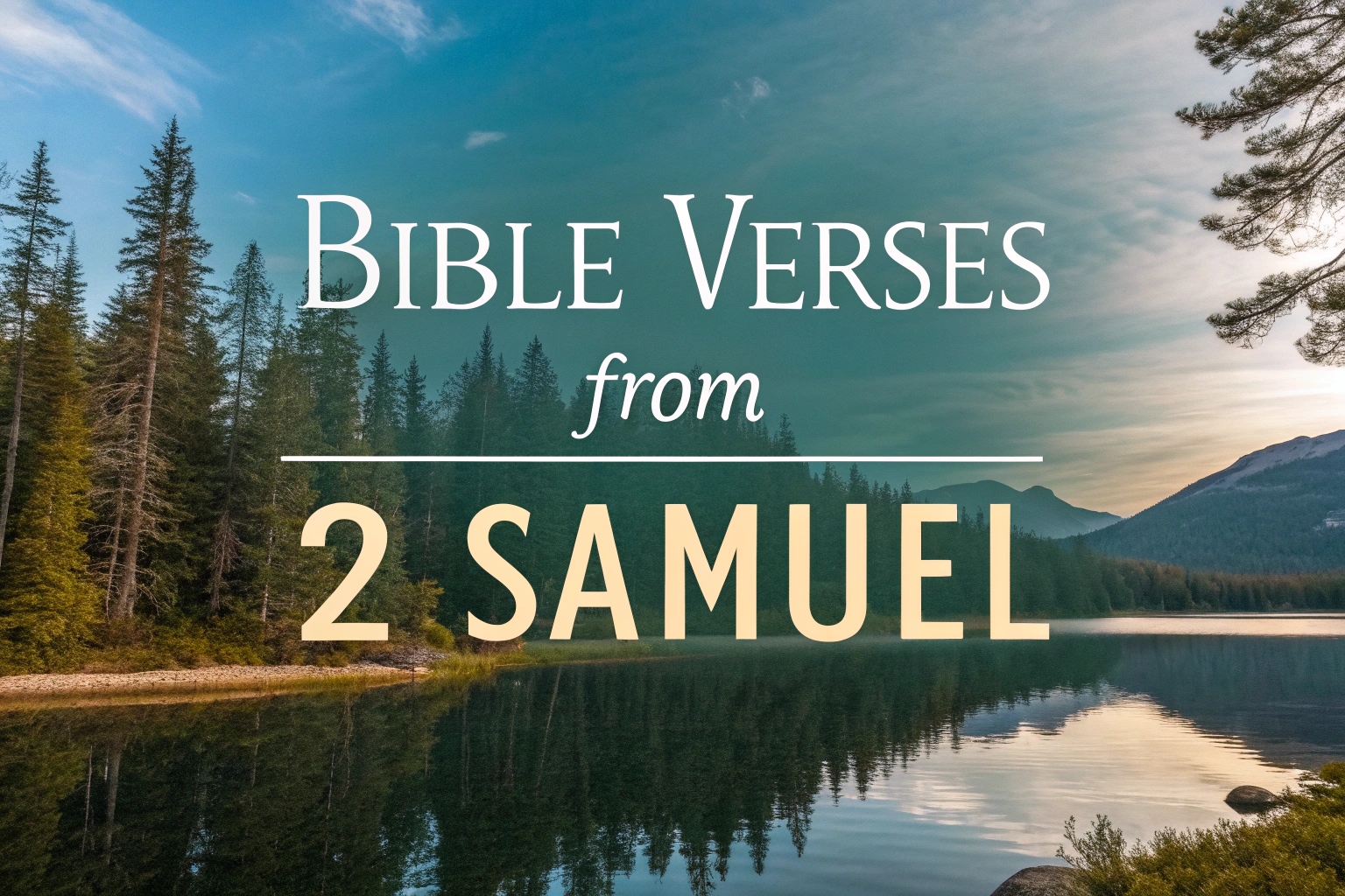 Bible Verses from 2 Samuel