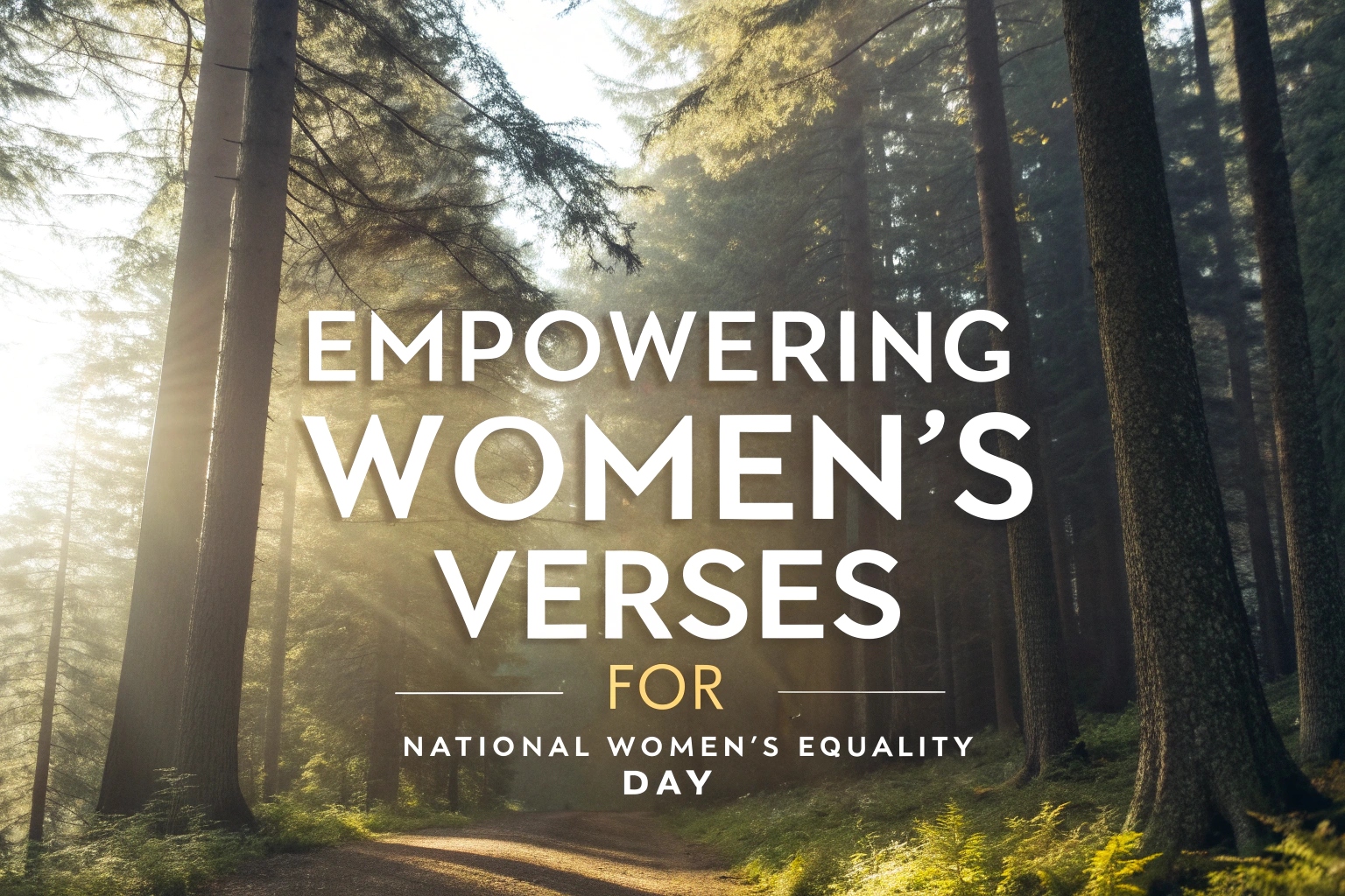 Empowering Women's Verses for National Women's Equality Day