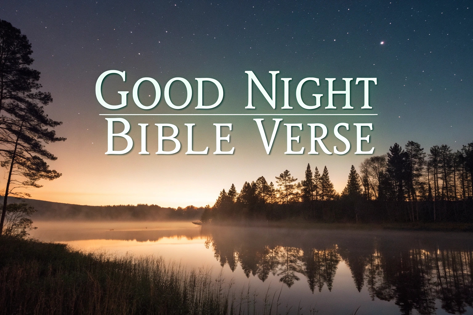 good night bible verse