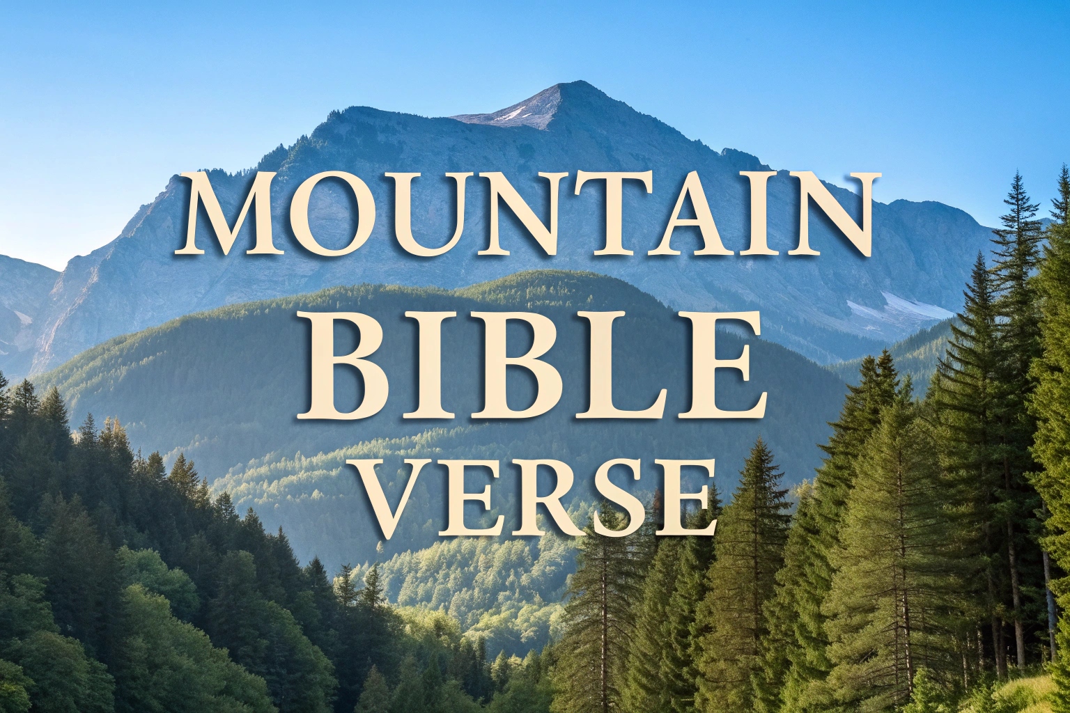 mountain bible verse