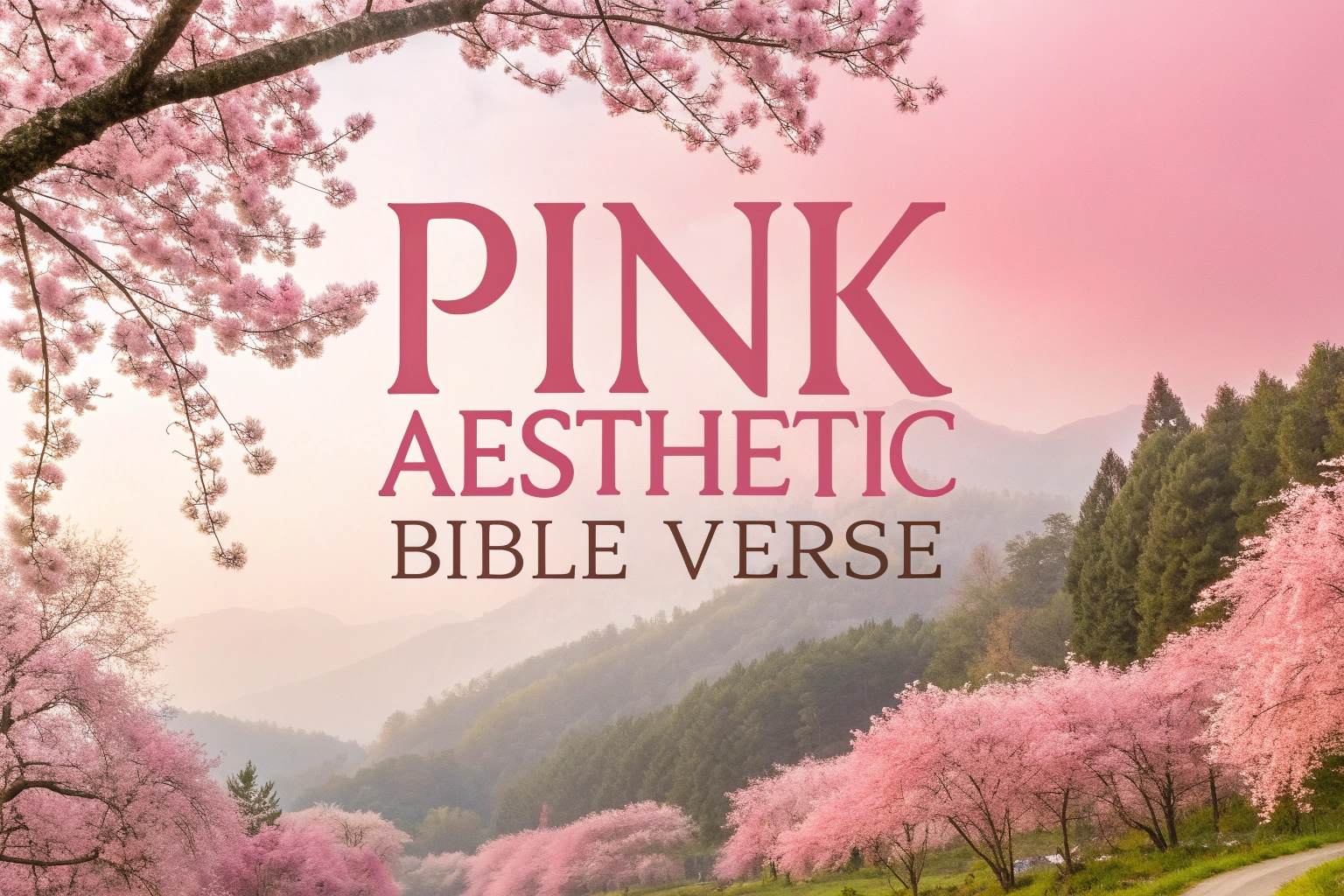 pink aesthetic bible verse