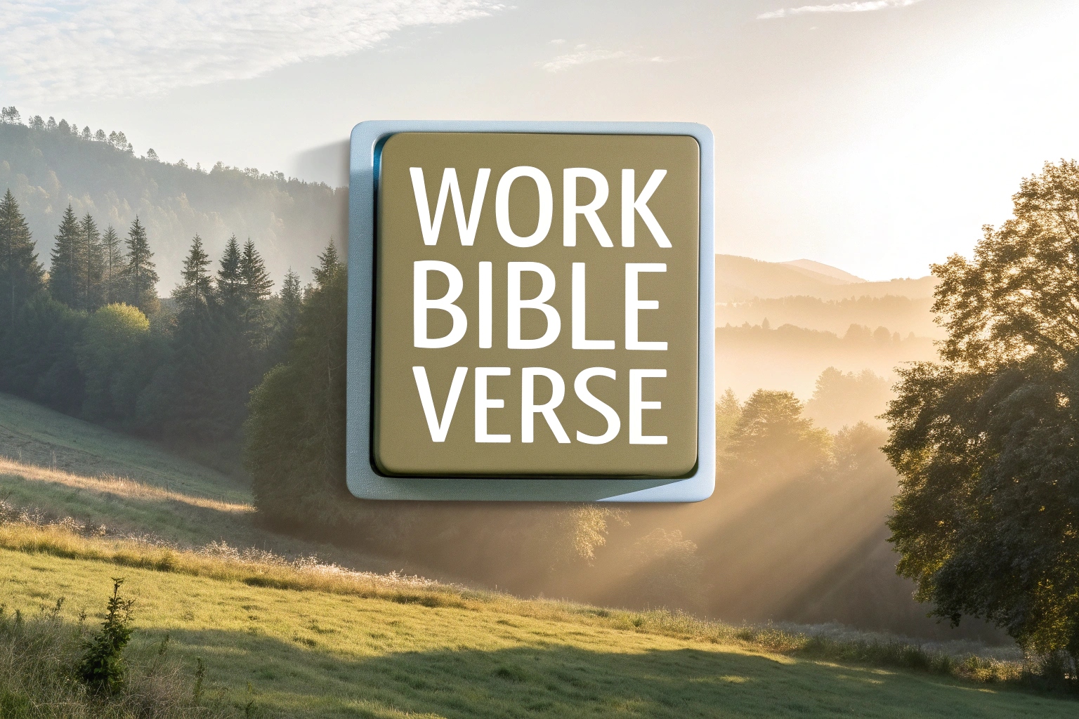 work bible verse
