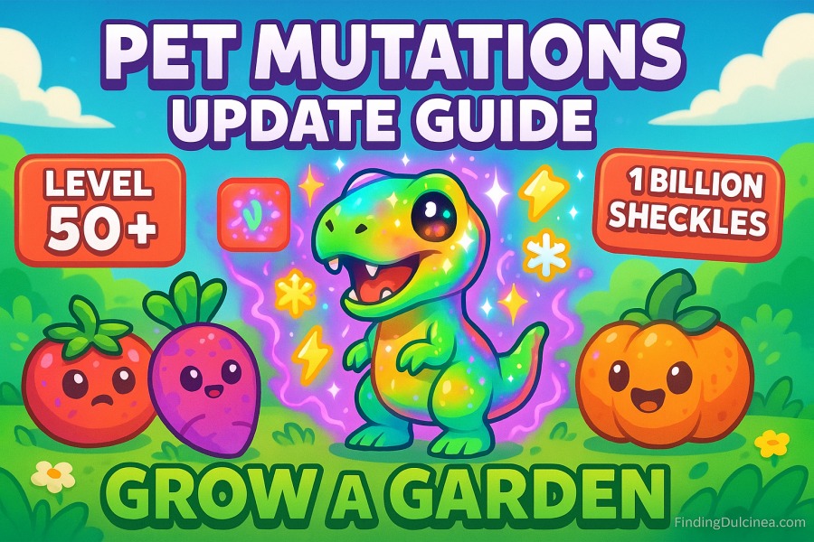 Pet Mutations in Grow a Garden
