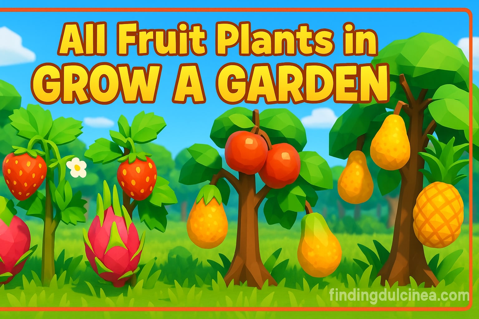 Fruit Plants in Grow a Garden Roblox
