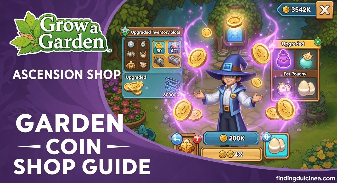 Garden Coin Shop Guide