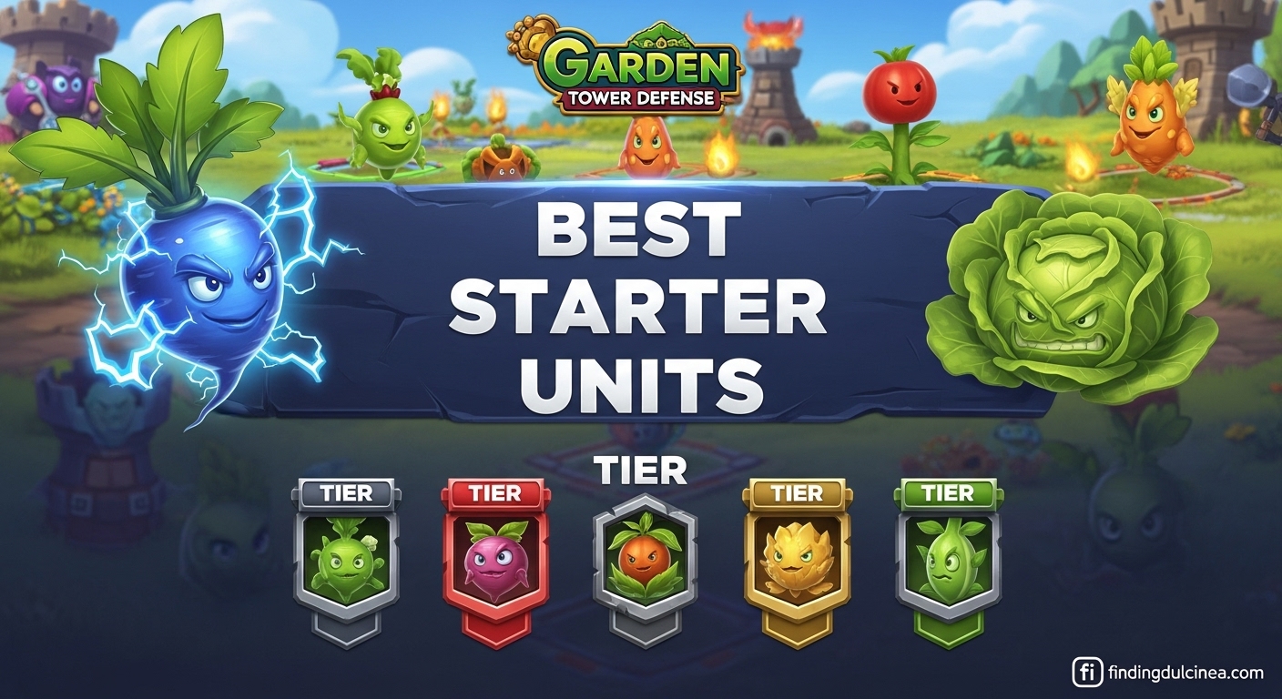 Garden Tower Defense Best Starter Units