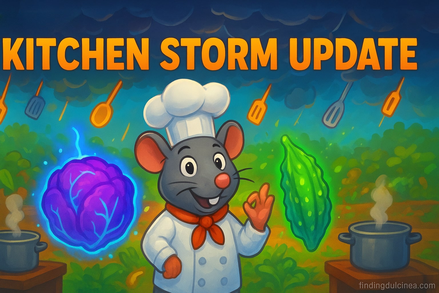 Grow a Garden Kitchen Storm Update