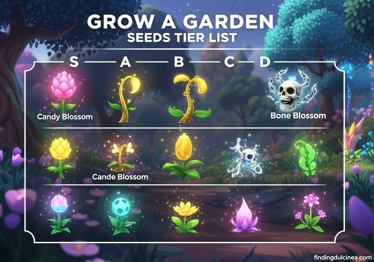 Grow a Garden Seeds Tier List