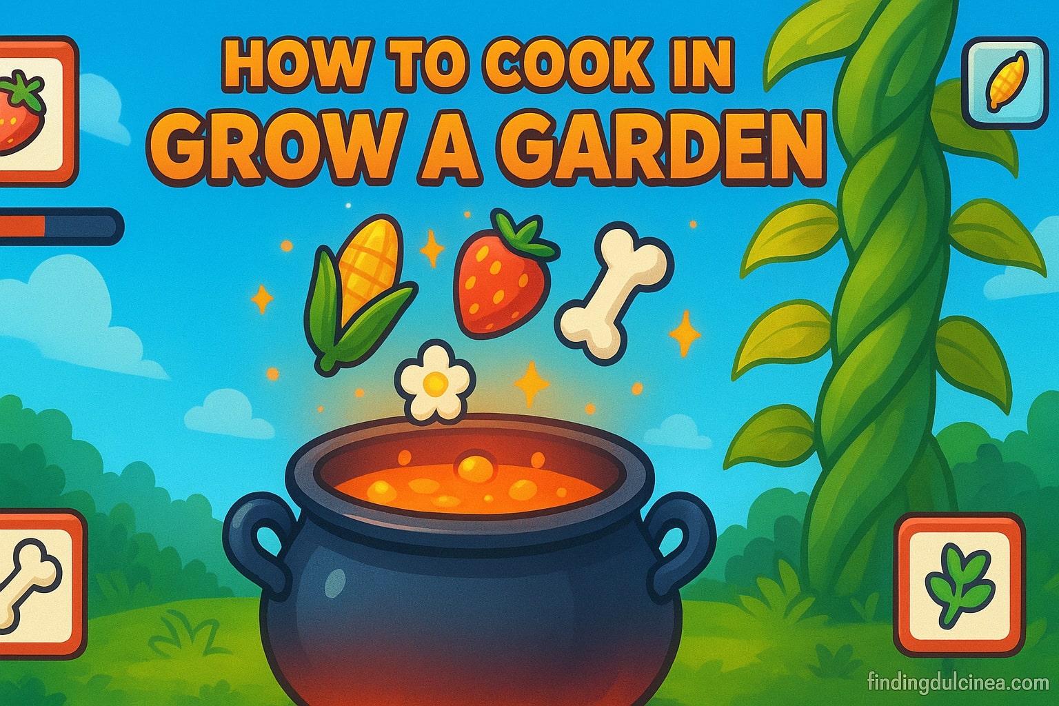 How to Cook in Grow a Garden After The Beanstalk Event