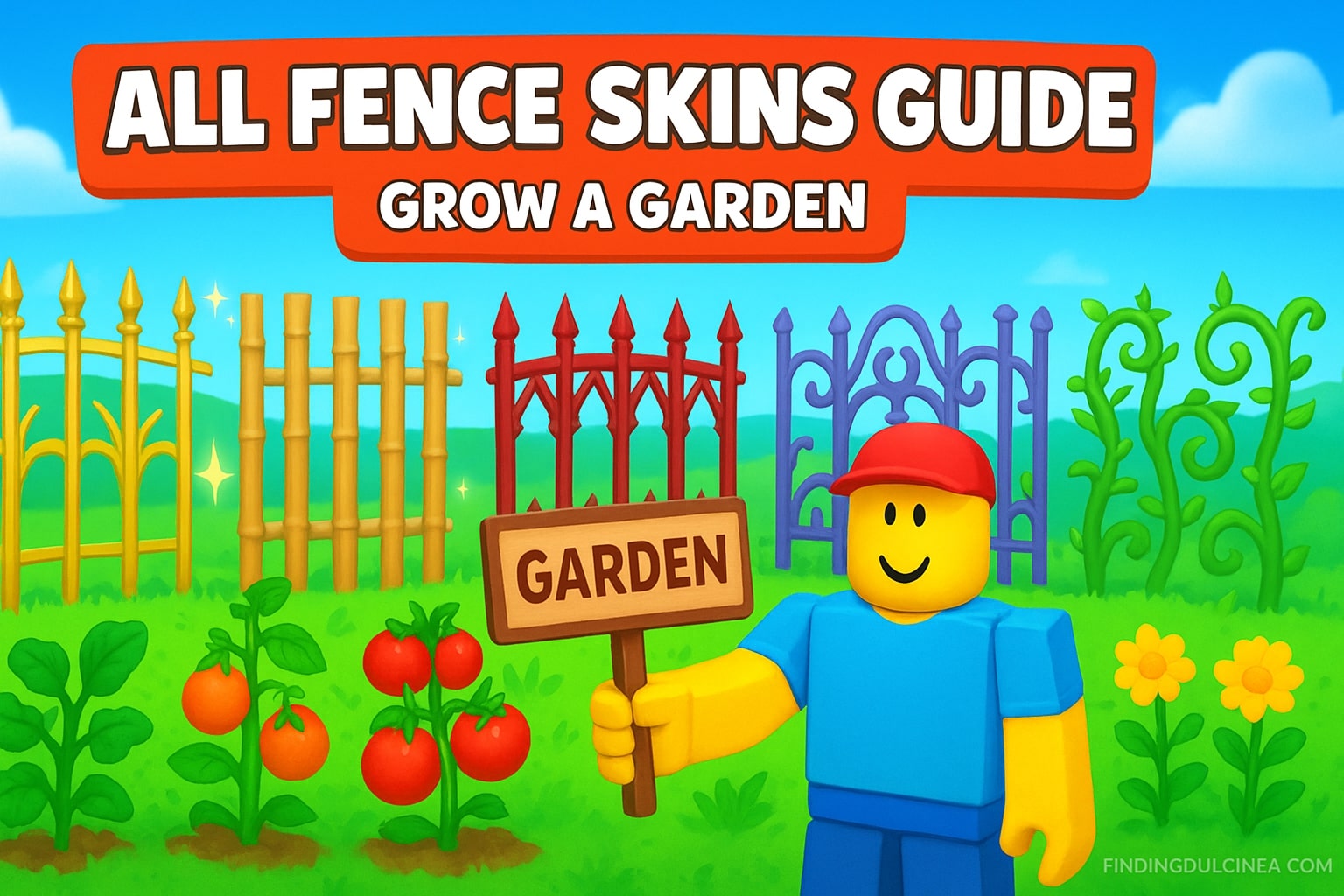 How to Get All 14 Fence Skins in Grow a Garden