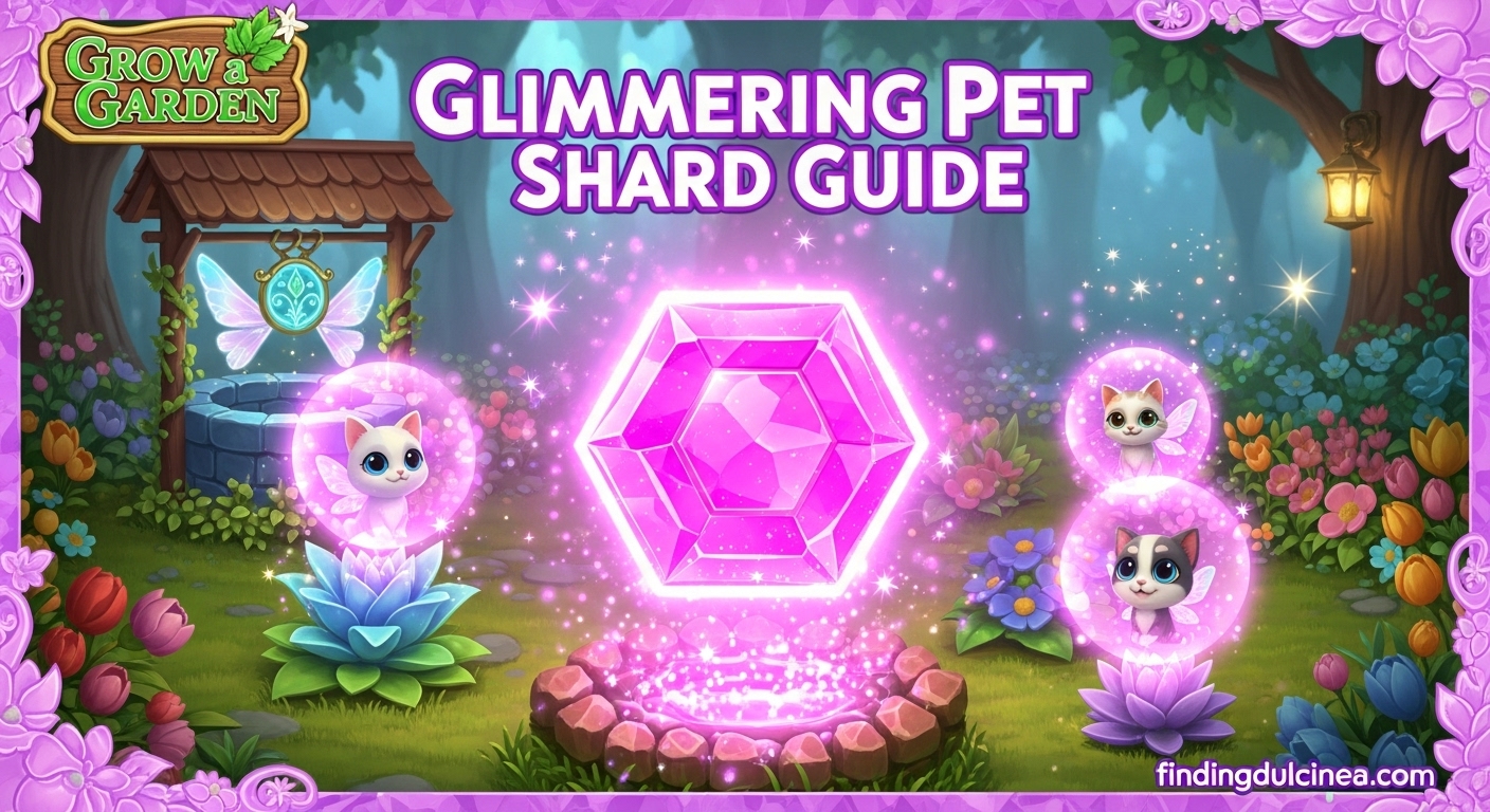 How to Get Glimmering Pet Shard in Grow a Garden