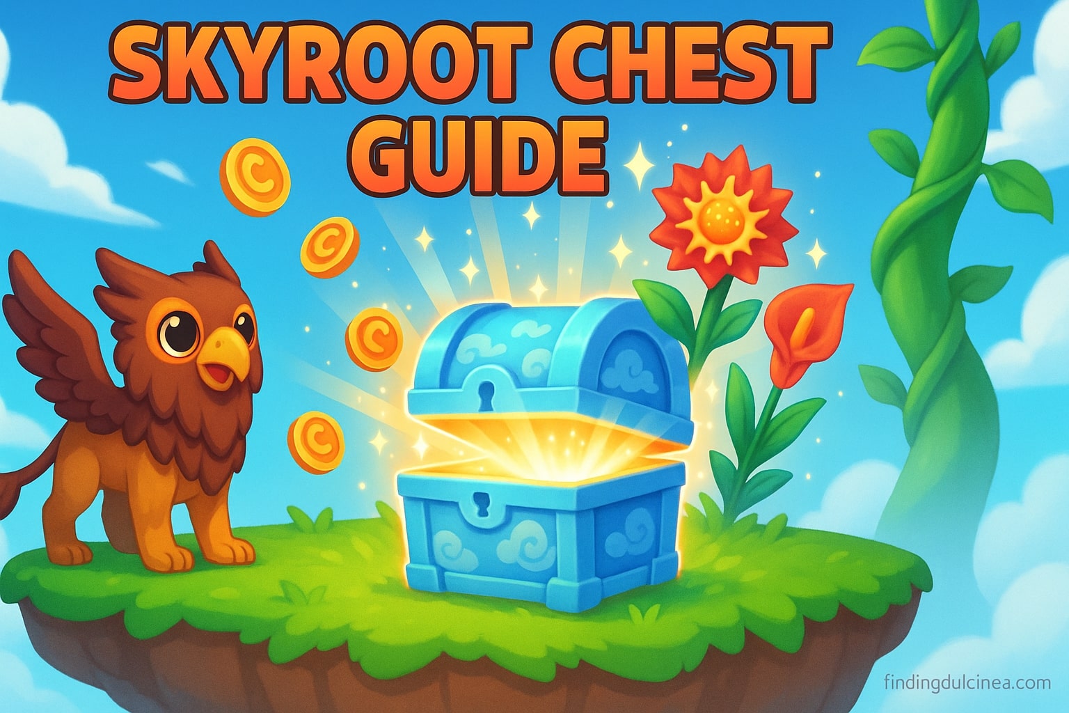 How to Get Skyroot Chest in Grow a Garden
