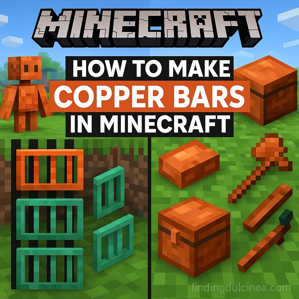 How to Make Copper Bars in Minecraft