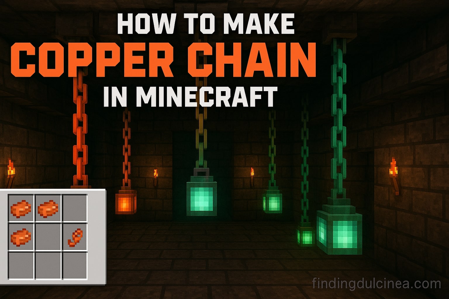 How to Make Copper Chain in Minecraft