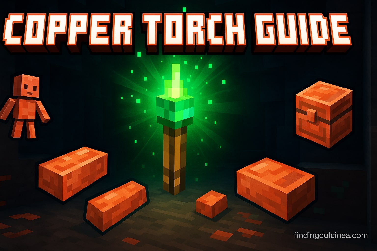 How to Make Copper Torch in Minecraft