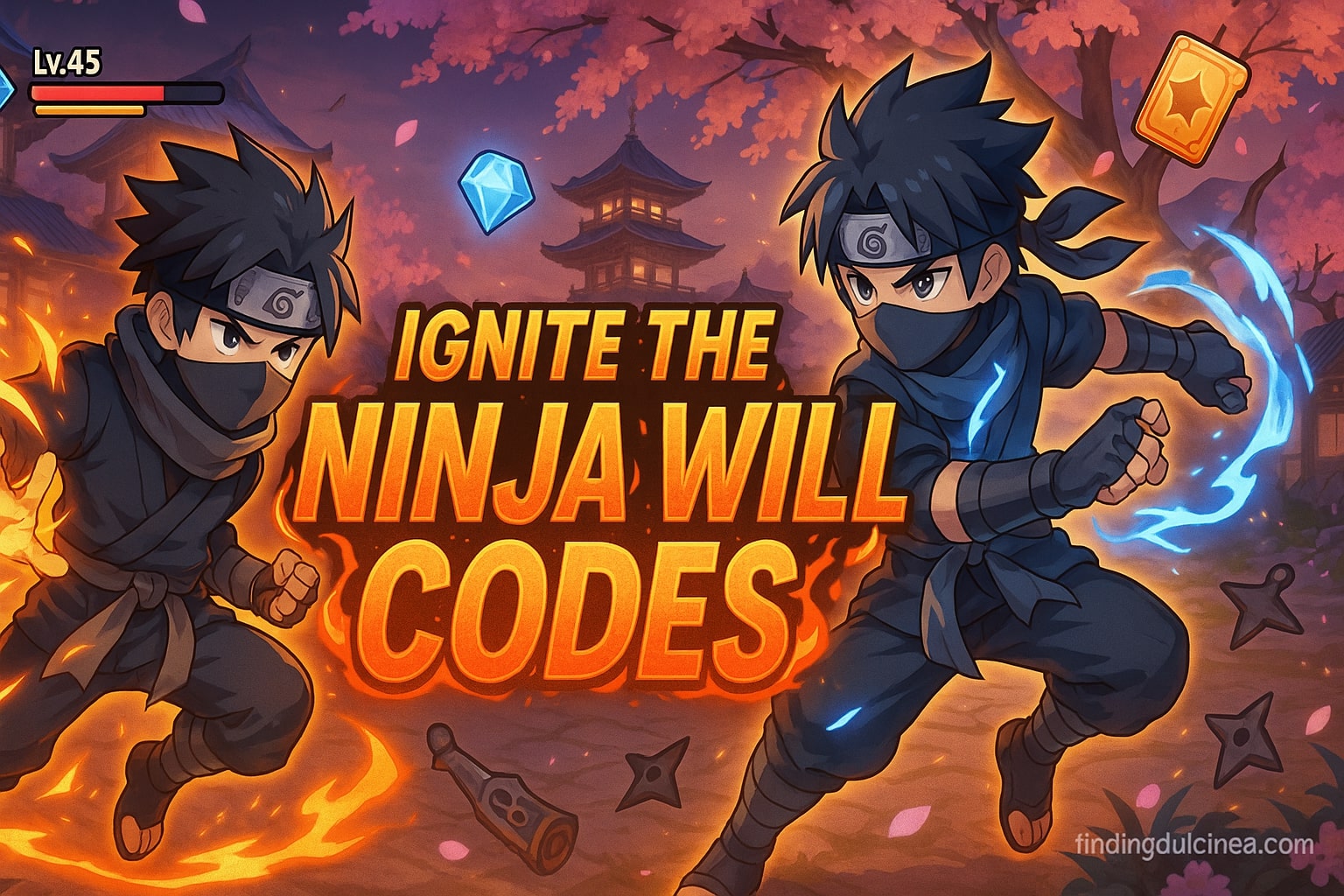 Ignite The Ninja Will Codes