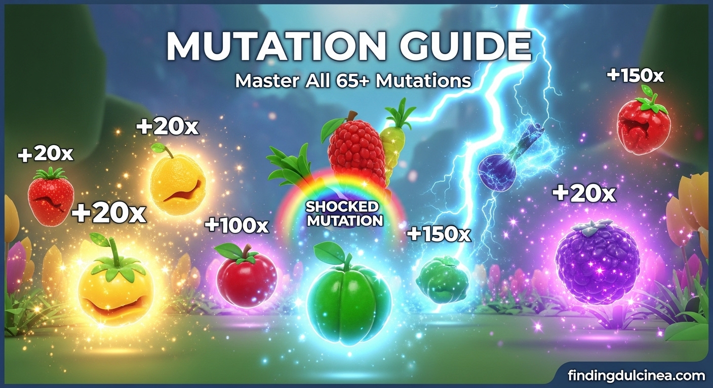 Mutations in Grow a Garden
